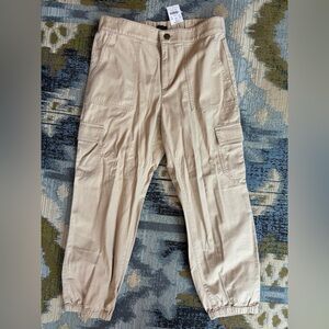 J. Crew Women's Tan Cargo Joggers